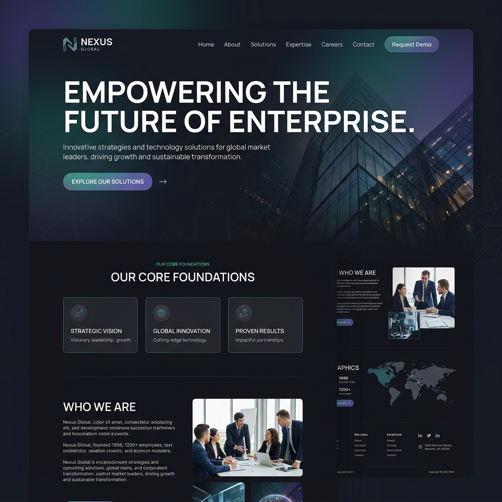 Corporate Profile Website